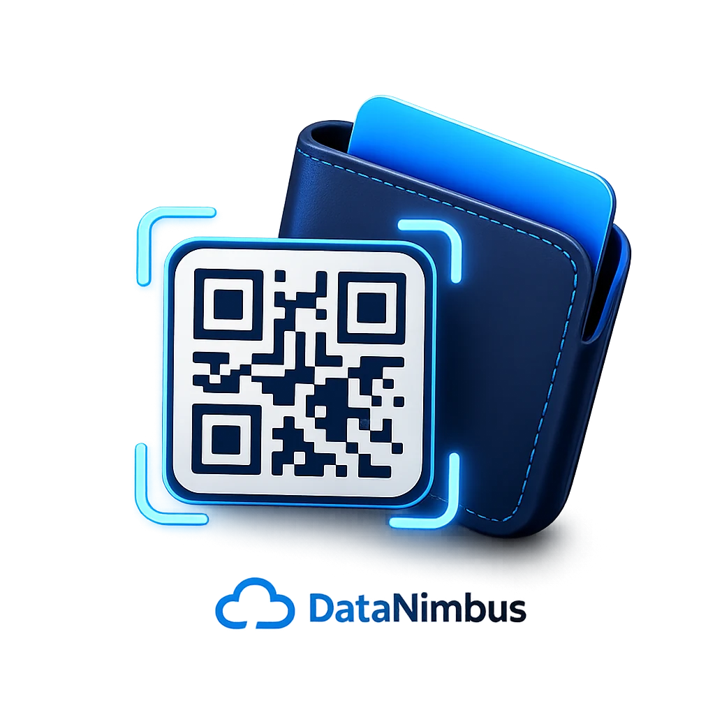 Иллюстрация приложения DN WalletSkan для сканирования Wallet-карт